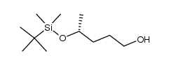 (R)-4-[(tert-butyldimethylsilyl)oxy]-1-pentanol结构式