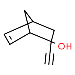 Bicyclo[2.2.1]hept-5-en-2-ol, 2-ethynyl-, endo- (9CI)结构式