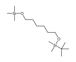 tert-butyl-dimethyl-(6-trimethylsilyloxyhexoxy)silane Structure