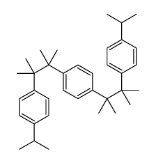 1,4-bis[2,3-dimethyl-3-(4-propan-2-ylphenyl)butan-2-yl]benzene Structure