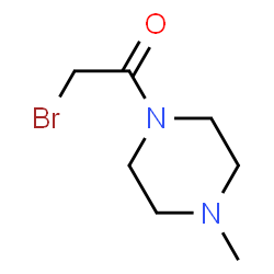 Piperazine, 1-(bromoacetyl)-4-methyl- (9CI) Structure