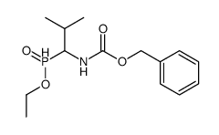 ethyl <1-<<(phenylmethoxy)carbonyl>amino>-2-methylpropyl>phosphinate Structure