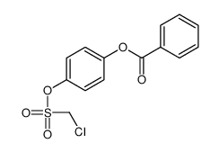 4-(BENZOYLOXY)PHENYL CHLOROMETHANESULFONATE结构式