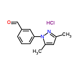 3-(3,5-Dimethyl-1H-pyrazol-1-yl)benzaldehyde hydrochloride (1:1) picture