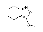 2,1-Benzisoxazole,4,5,6,7-tetrahydro-3-(methylthio)-(9CI) structure