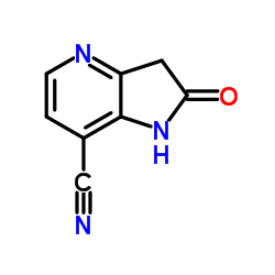 2-Oxo-2,3-dihydro-1H-pyrrolo[3,2-b]pyridine-7-carbonitrile Structure