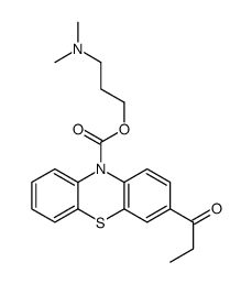 2-Propionyl Phenothiazine N-Carboxylic Acid 3-(Dimethylamino)propyl Ester picture