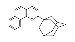 2-(Adamantan-1-yl)-2H-benzo[h]chromene结构式