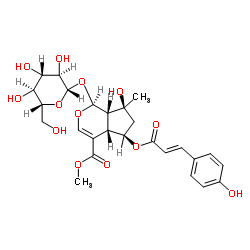 6-O-trans-p-Coumaroylshanzhiside methyl ester Structure