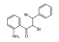 1-(2-aminophenyl)-2,3-dibromo-3-phenylpropan-1-one Structure