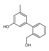 3-[2-(hydroxymethyl)phenyl]-5-methylphenol结构式