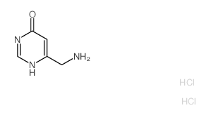 6-(Aminomethyl)-4-pyrimidinol dihydrochloride structure