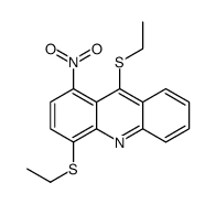 4,9-bis(ethylsulfanyl)-1-nitroacridine结构式