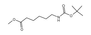 Methyl 6-(Boc-amino)hexanoate structure