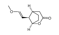 (1R,5R,8R)-8-(2-methoxyvinyl)-2-oxabicyclo[3.2.1]octan-3-one Structure