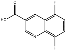 5,8-difluoroquinoline-3-carboxylic acid Structure