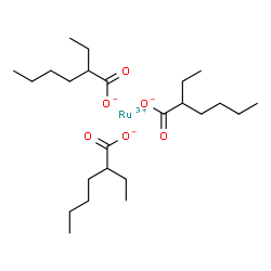 Ruthenium 2-ethylhexanoate Structure