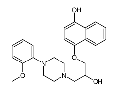 (naphthyl)hydroxy-naftopidil结构式