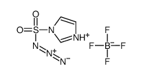 Hydrogen tetrafluoroborate-1H-imidazole-1-sulfonyl azide (1:1:1 )结构式