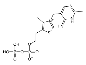 3-[(4-Amino-2-methyl-5-pyrimidinyl)methyl]-4-methyl-5-[4,6,6-trihydroxy-4,6-dioxo-3,5-dioxa-4,6-diphospha(V)hexan-1-yl]thiazol-3-ium picture