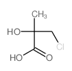 Propanoic acid,3-chloro-2-hydroxy-2-methyl-结构式