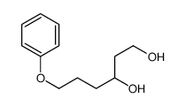 6-phenoxyhexane-1,3-diol Structure