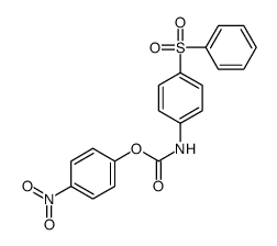 (4-nitrophenyl) N-[4-(benzenesulfonyl)phenyl]carbamate Structure