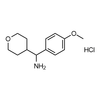 (4-甲氧基苯基)(四氢-2H-吡喃-4-基)甲胺盐酸盐图片