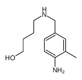 4-[(4-amino-3-methylphenyl)methylamino]butan-1-ol结构式