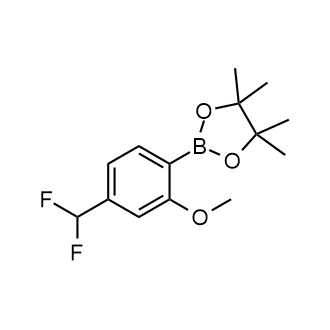 2-(4-(Difluoromethyl)-2-methoxyphenyl)-4,4,5,5-tetramethyl-1,3,2-dioxaborolane Structure