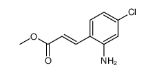 methyl trans-4-chloro-2-aminocinnamate结构式