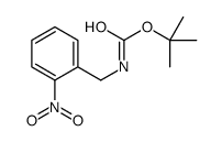 tert-butyl N-[(2-nitrophenyl)methyl]carbamate Structure