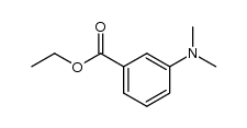 m-dimethylaminobenzoic acid ethyl ester结构式