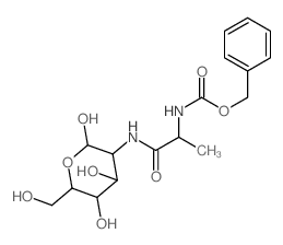 b-D-Glucopyranose,2-deoxy-2-[[(2S)-1-oxo-2-[[(phenylmethoxy)carbonyl]amino]propyl]amino]- picture