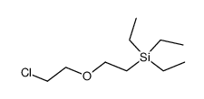 2'-Chlor-2-triaethylsilyl-diaethyl-aether Structure