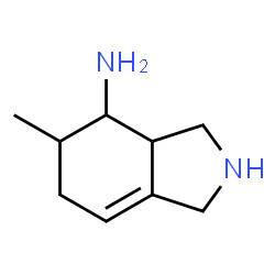 1H-Isoindol-4-amine,2,3,3a,4,5,6-hexahydro-5-methyl- structure