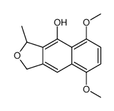 5,8-dimethoxy-3-methyl-1,3-dihydrobenzo[f][2]benzofuran-4-ol Structure