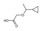 (1-cyclopropyl-ethoxy)acetic acid结构式