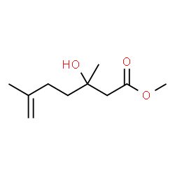 METHYL 3,6-DIMETHYL-3-HYDROXY-6-HEPTENOATE Structure