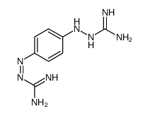 1-[4-[2-(diaminomethylidene)hydrazinyl]phenyl]iminoguanidine结构式