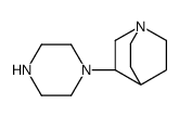 3-piperazin-1-yl-1-azabicyclo[2.2.2]octane Structure