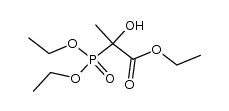 2-diethoxyphosphonyl-2-hydroxy-propionic acid ethyl ester Structure