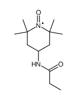 N-(2,2,6,6-Tetramethyl-piperidin-4-yl)-propionamide Structure