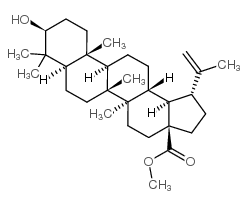 桦木酸甲酯结构式