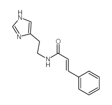 2-Propenamide,N-[2-(1H-imidazol-5-yl)ethyl]-3-phenyl-结构式