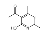 5-ACETYL-2,6-DIMETHYLPYRIMIDIN-4(3H)-ONE Structure