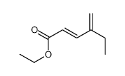 ethyl 4-methylidenehex-2-enoate Structure