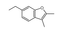 6-ethyl-2,3-dimethyl-benzofuran Structure