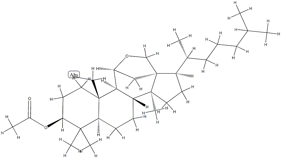 11β,18-Epoxy-19-iodo-5α-lanostan-3β-ol acetate picture