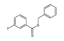 benzyl 3-fluorobenzenecarbodithioate Structure